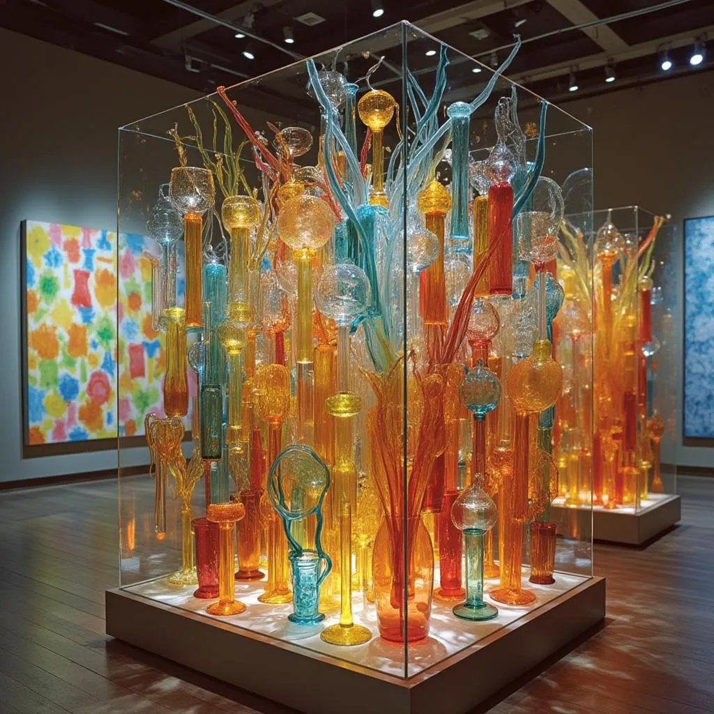 Instalación de Arte en Vidrio